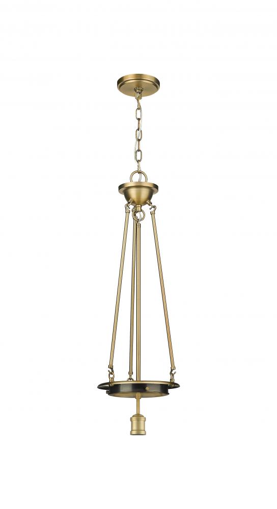 Beacon - 1 Light - Brushed Brass - Chain Hung - Pendant