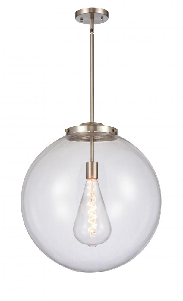 Beacon - 1 Light - 18 inch - Brushed Satin Nickel - Stem Hung - Pendant