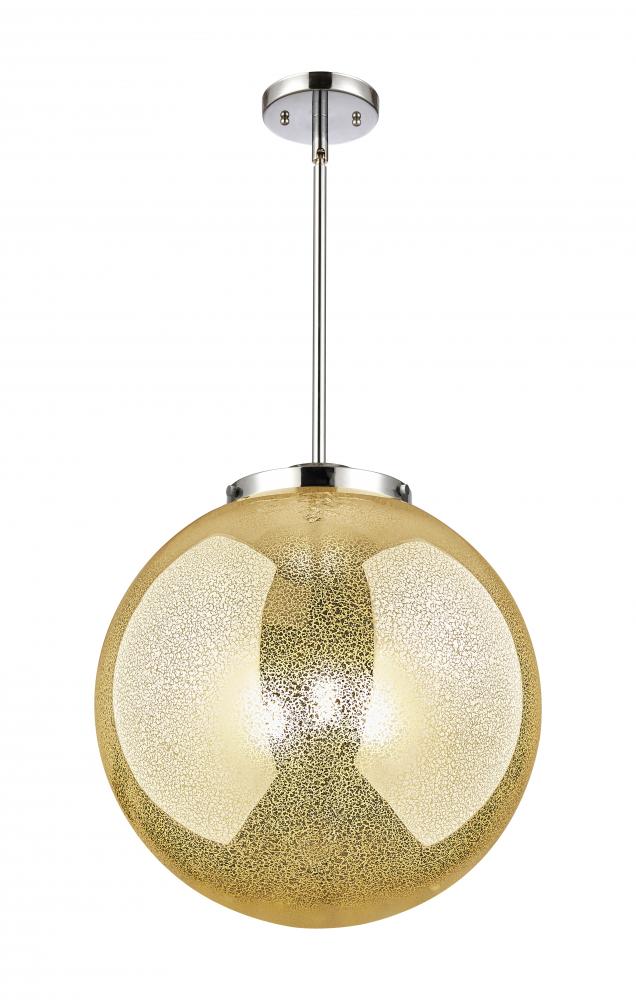 Beacon - 3 Light - 16 inch - Polished Chrome - Stem hung - Pendant