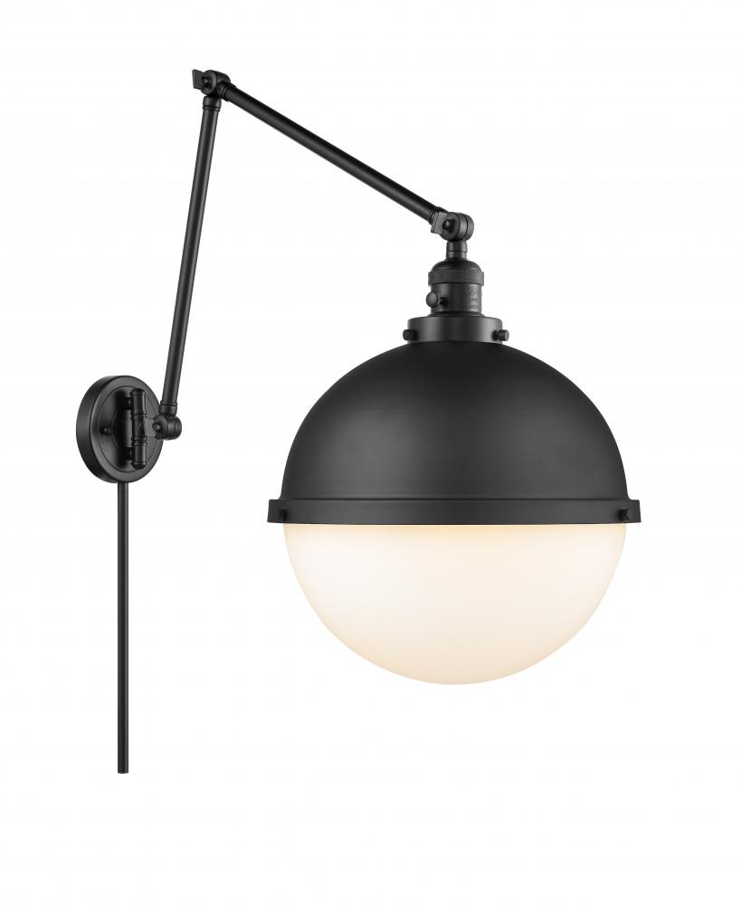 Hampden - 1 Light - 13 inch - Matte Black -Adjustable Swing Arm