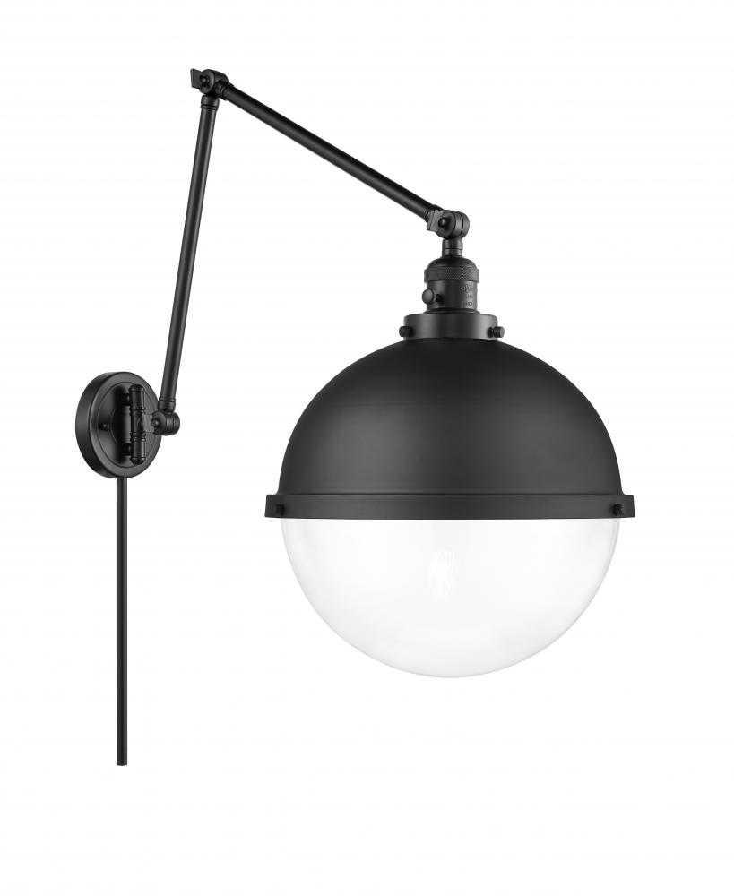 Hampden - 1 Light - 13 inch - Matte Black -Adjustable Swing Arm