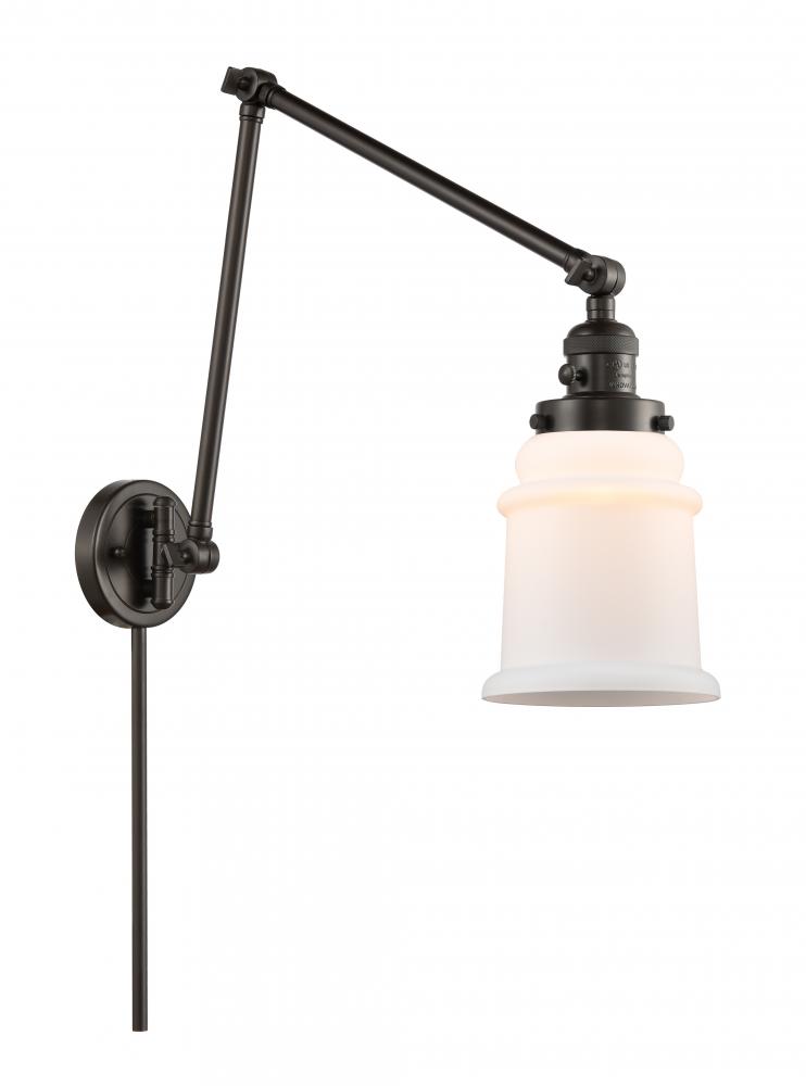 Canton - 1 Light - 6 inch - Oil Rubbed Bronze -Adjustable Swing Arm