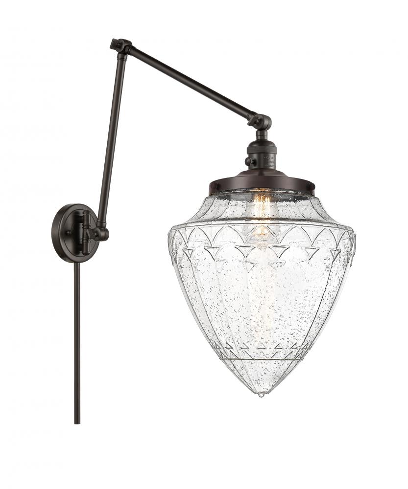 Bullet - 1 Light - 12 inch - Oil Rubbed Bronze -Adjustable Swing Arm