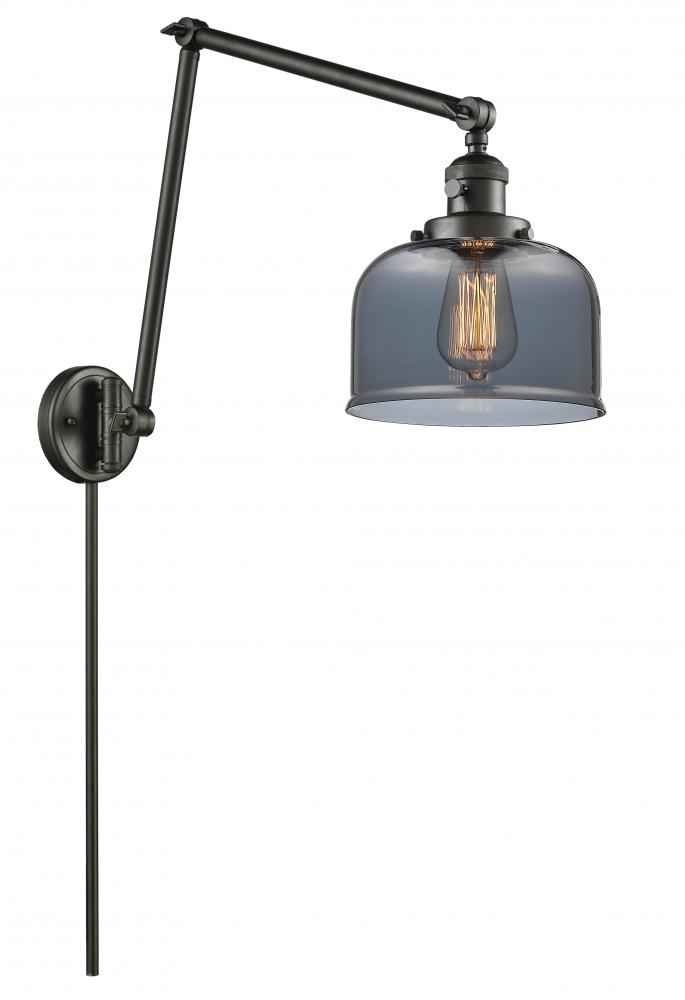 Bell - 1 Light - 8 inch - Oil Rubbed Bronze -Adjustable Swing Arm