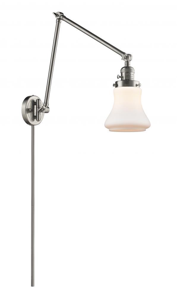 Bellmont - 1 Light - 8 inch - Brushed Satin Nickel -Adjustable Swing Arm