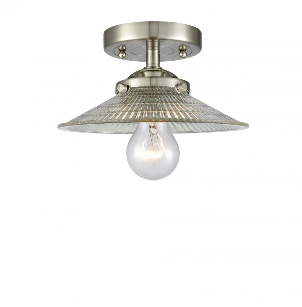 Halophane 1 Light Semi-Flush Mount