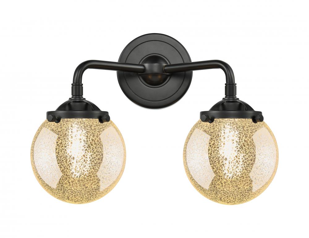 Beacon - 2 Light - 14 inch - Oil Rubbed Bronze - Bath Vanity Light