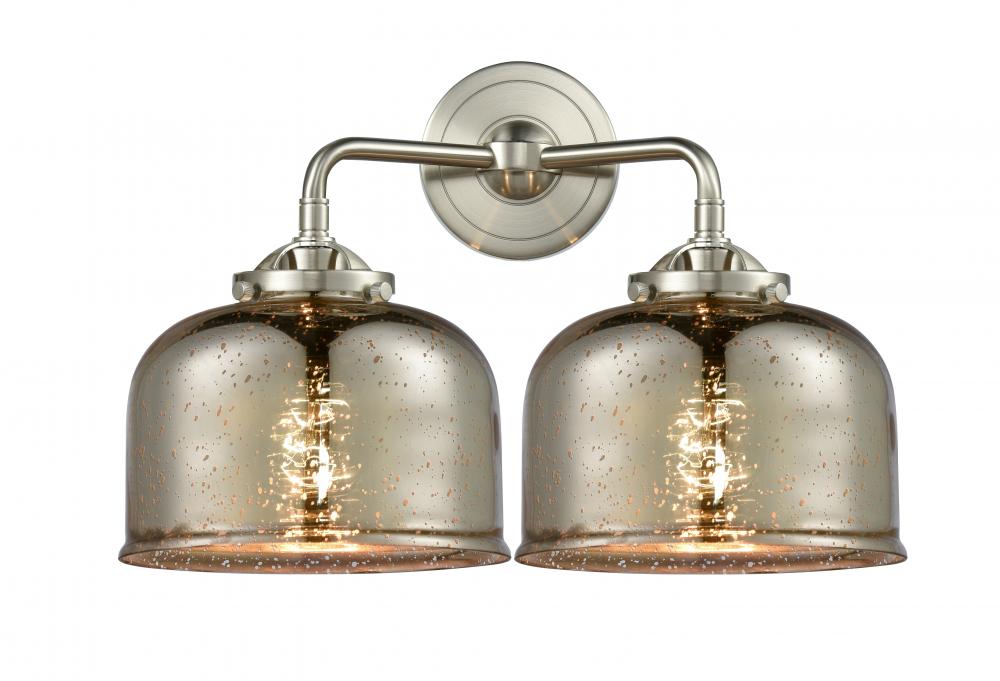 Large Bell 2 Light Bath Vanity Light
