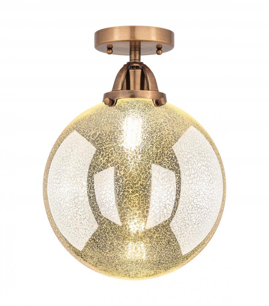 Beacon - 1 Light - 10 inch - Antique Copper - Semi-Flush Mount