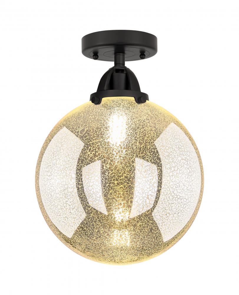 Beacon - 1 Light - 10 inch - Matte Black - Semi-Flush Mount