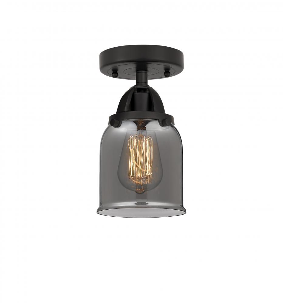 Bell - 1 Light - 5 inch - Matte Black - Semi-Flush Mount
