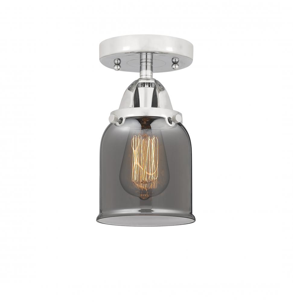 Bell - 1 Light - 5 inch - Polished Chrome - Semi-Flush Mount