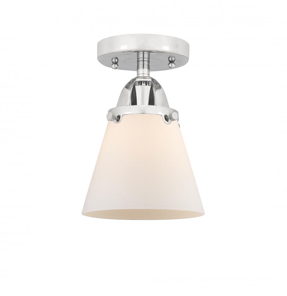 Cone - 1 Light - 6 inch - Polished Chrome - Semi-Flush Mount