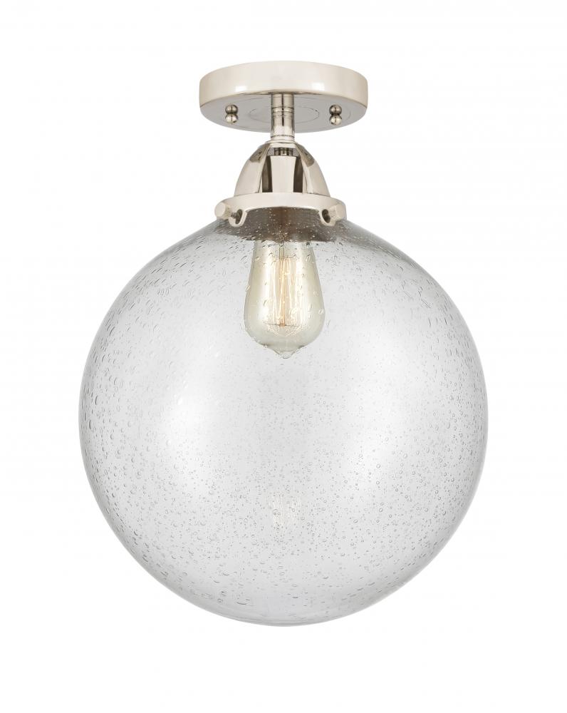 Beacon - 1 Light - 12 inch - Polished Nickel - Semi-Flush Mount