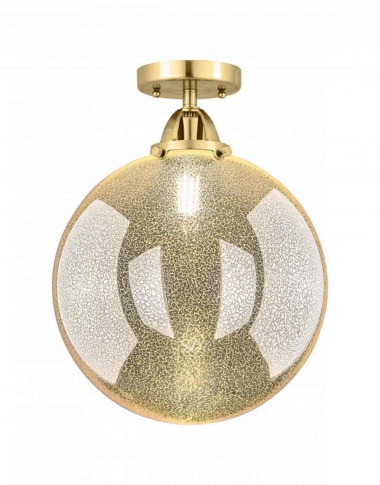 Beacon - 1 Light - 12 inch - Satin Gold - Semi-Flush Mount