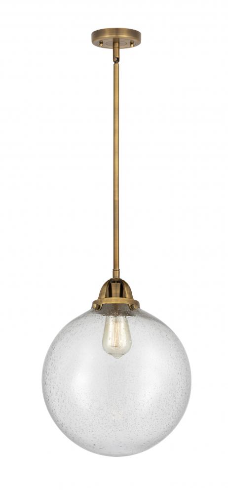 Beacon - 1 Light - 12 inch - Brushed Brass - Stem hung - Mini Pendant