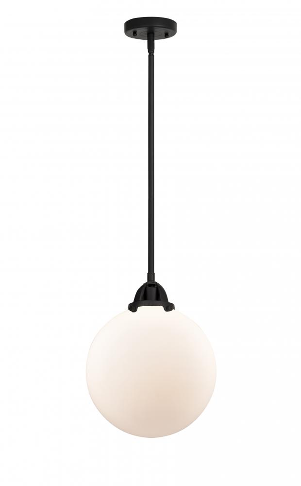 Beacon - 1 Light - 10 inch - Matte Black - Stem hung - Mini Pendant