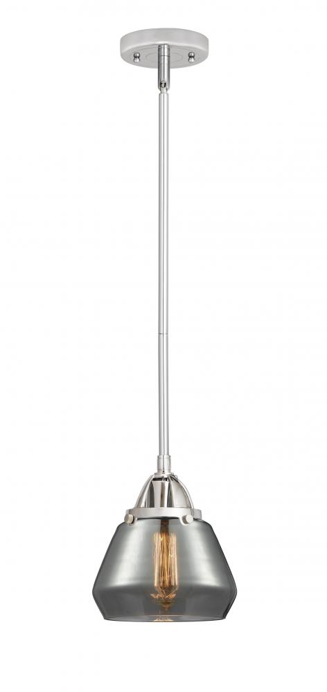 Fulton - 1 Light - 7 inch - Polished Chrome - Stem hung - Mini Pendant