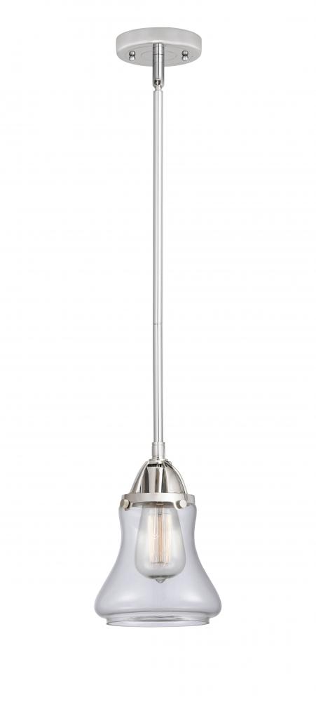 Bellmont - 1 Light - 6 inch - Polished Chrome - Stem hung - Mini Pendant