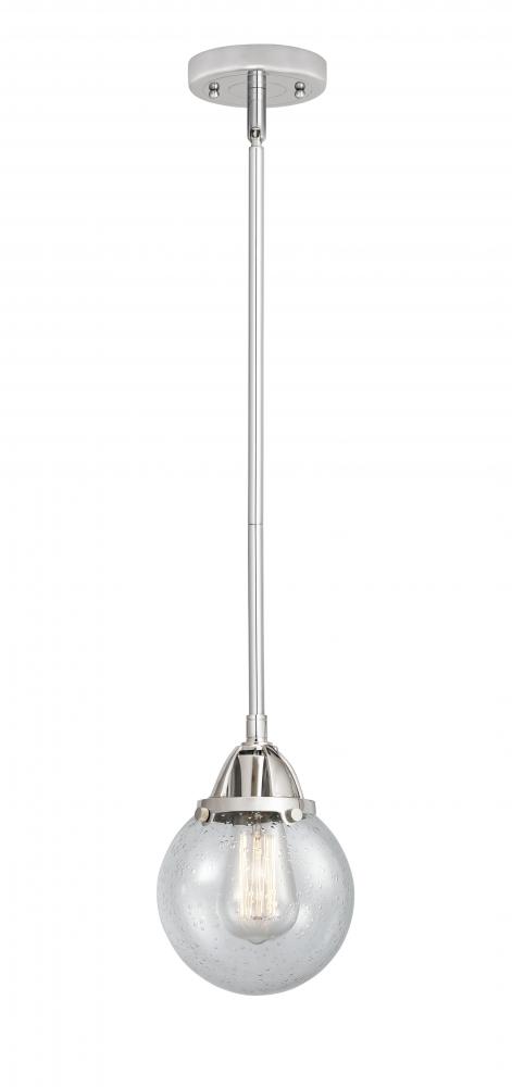 Beacon - 1 Light - 6 inch - Polished Chrome - Stem hung - Mini Pendant