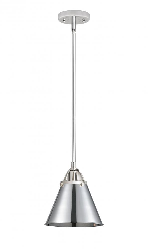 Appalachian - 1 Light - 8 inch - Polished Chrome - Stem hung - Mini Pendant