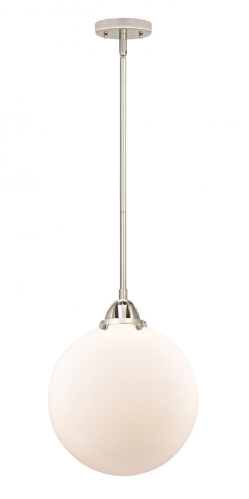 Beacon - 1 Light - 12 inch - Polished Nickel - Stem hung - Mini Pendant
