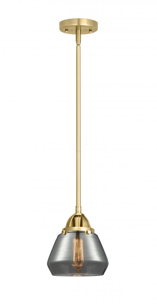 Fulton - 1 Light - 7 inch - Satin Gold - Stem hung - Mini Pendant