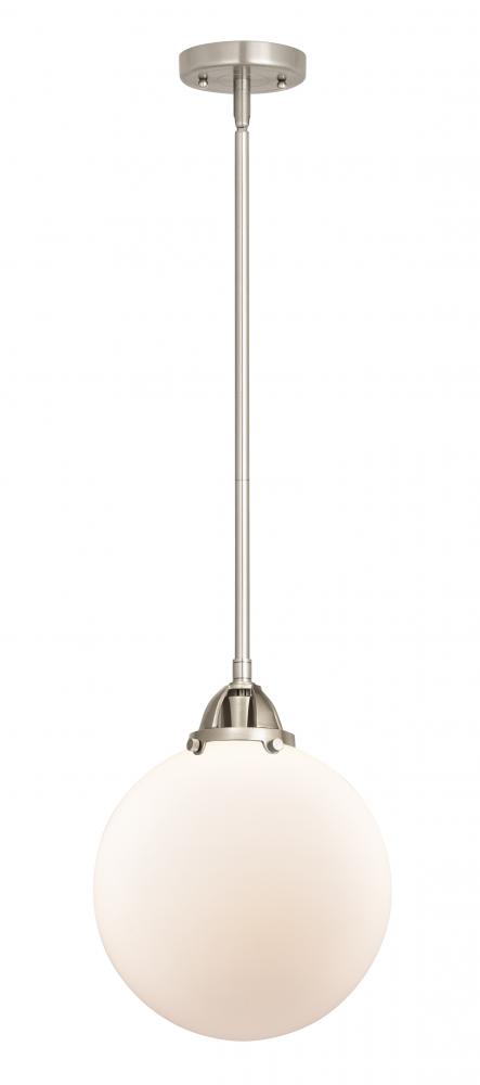 Beacon - 1 Light - 10 inch - Brushed Satin Nickel - Stem hung - Mini Pendant