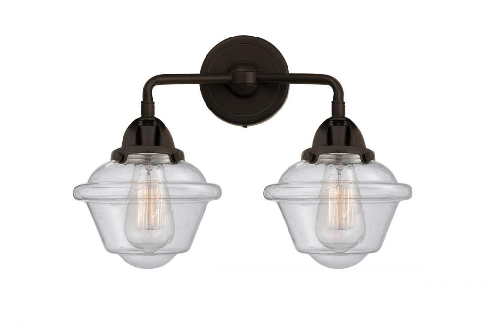 Oxford - 2 Light - 16 inch - Oil Rubbed Bronze - Bath Vanity Light