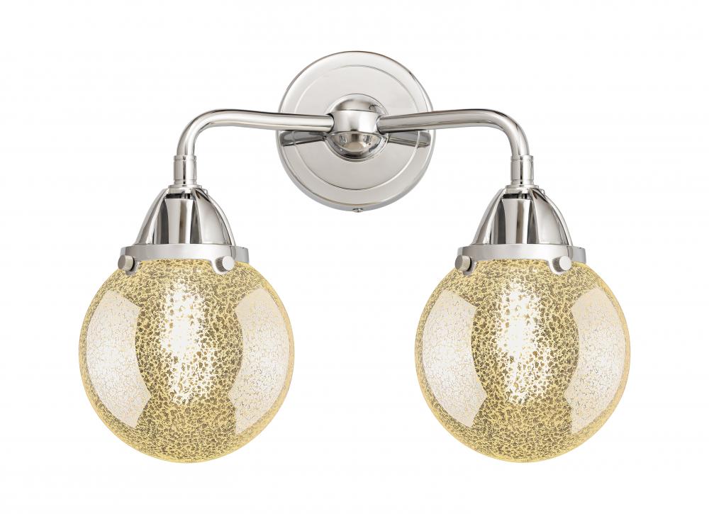 Beacon - 2 Light - 14 inch - Polished Chrome - Bath Vanity Light