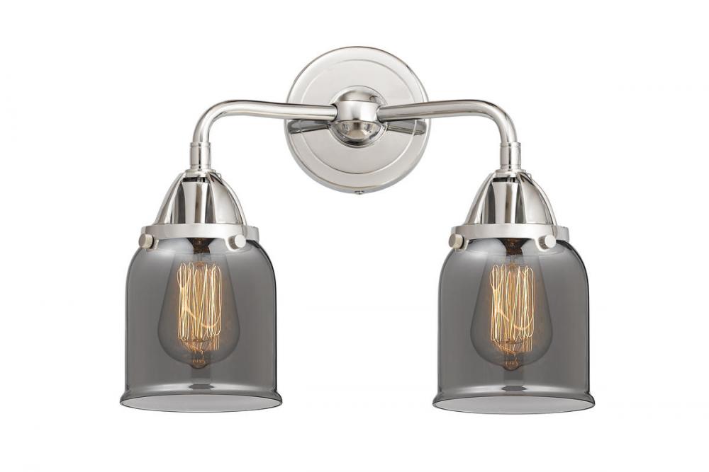 Bell - 2 Light - 13 inch - Polished Chrome - Bath Vanity Light