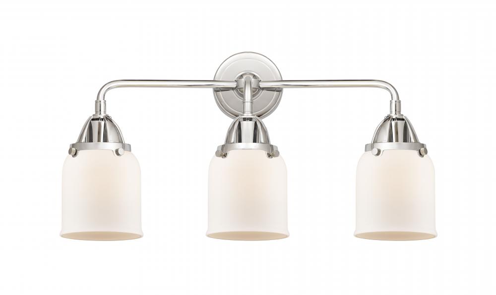 Bell - 3 Light - 23 inch - Polished Chrome - Bath Vanity Light