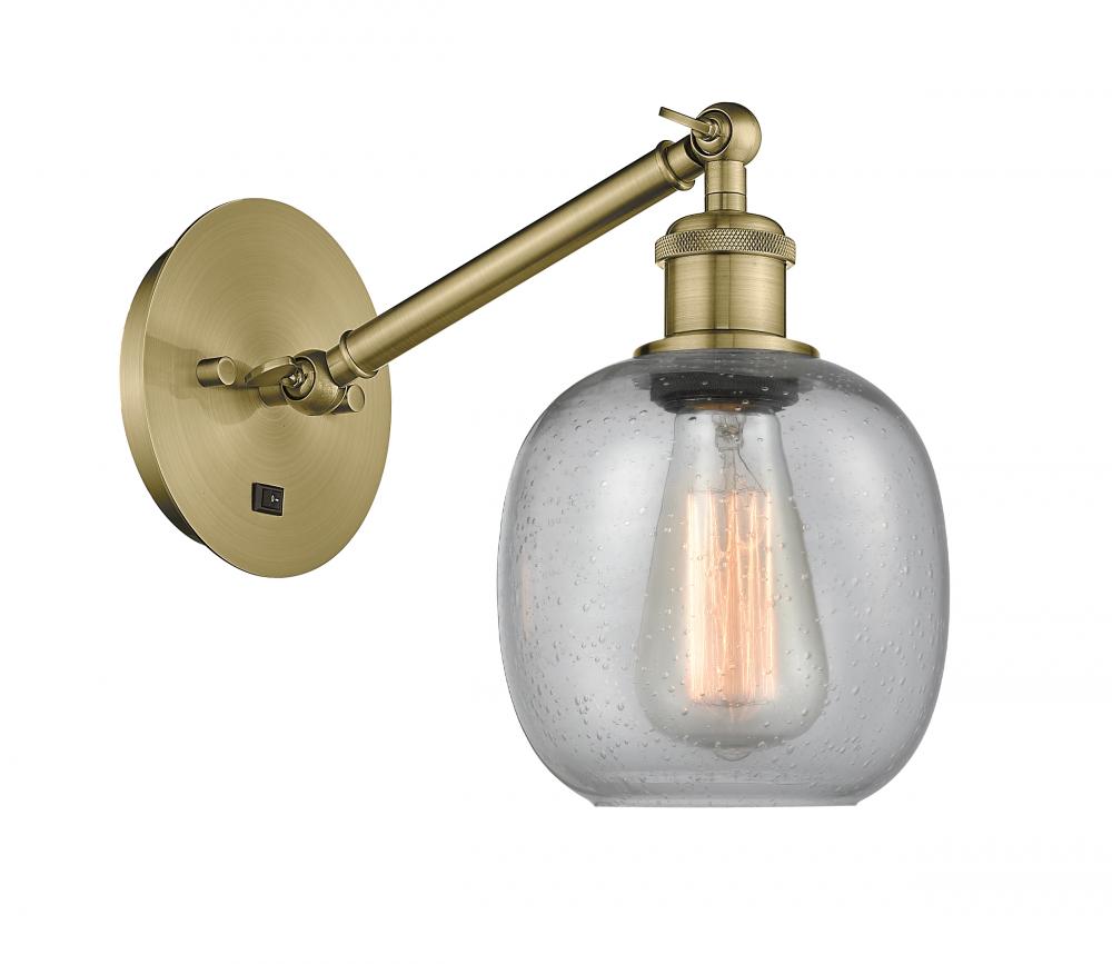 Belfast - 1 Light - 6 inch - Antique Brass - Adjustable Sconce