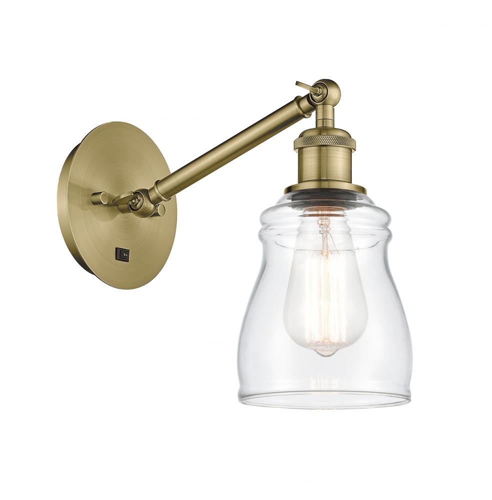 Ellery - 1 Light - 5 inch - Antique Brass - Adjustable Sconce