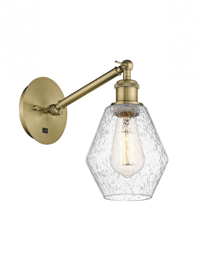 Cindyrella - 1 Light - 6 inch - Antique Brass - Adjustable Sconce