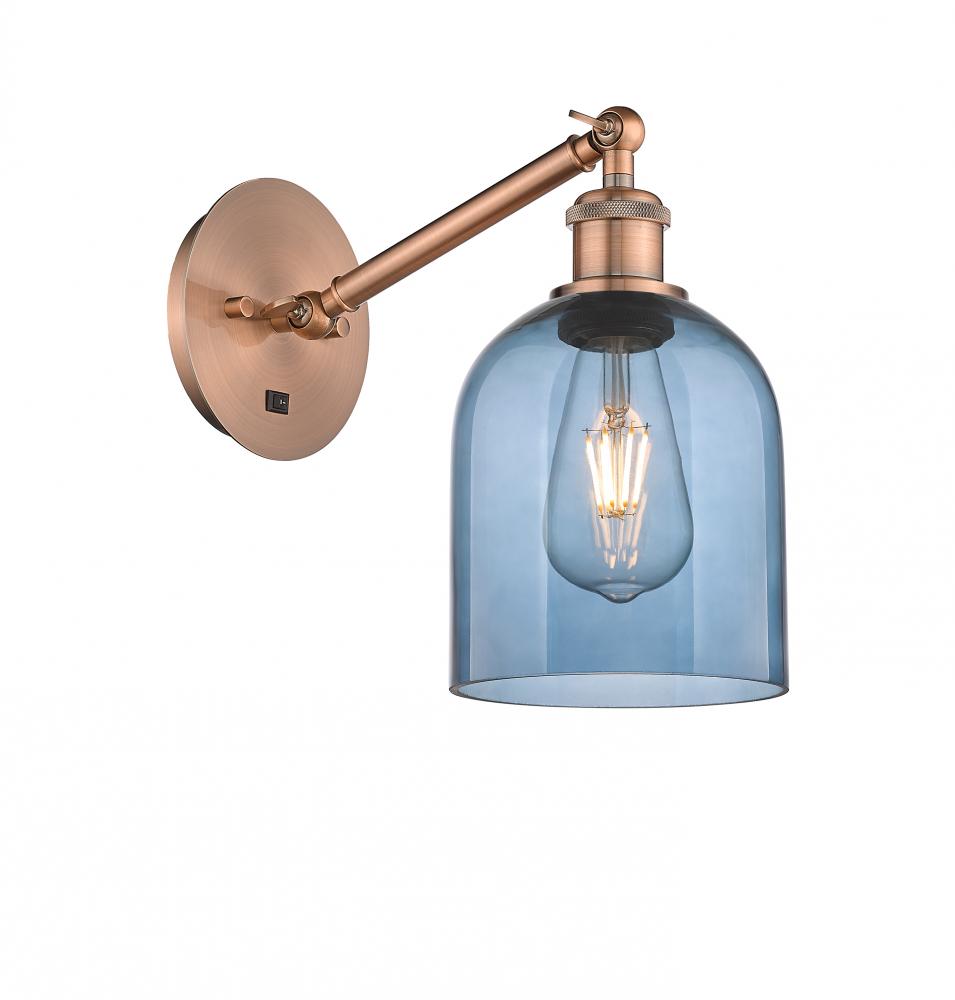 Bella - 1 Light - 6 inch - Antique Copper - Adjustable Sconce
