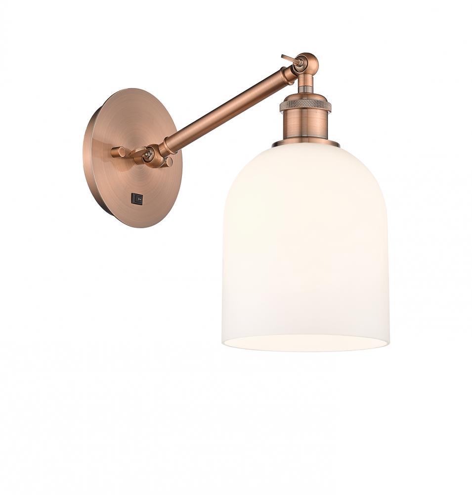 Bella - 1 Light - 6 inch - Antique Copper - Adjustable Sconce