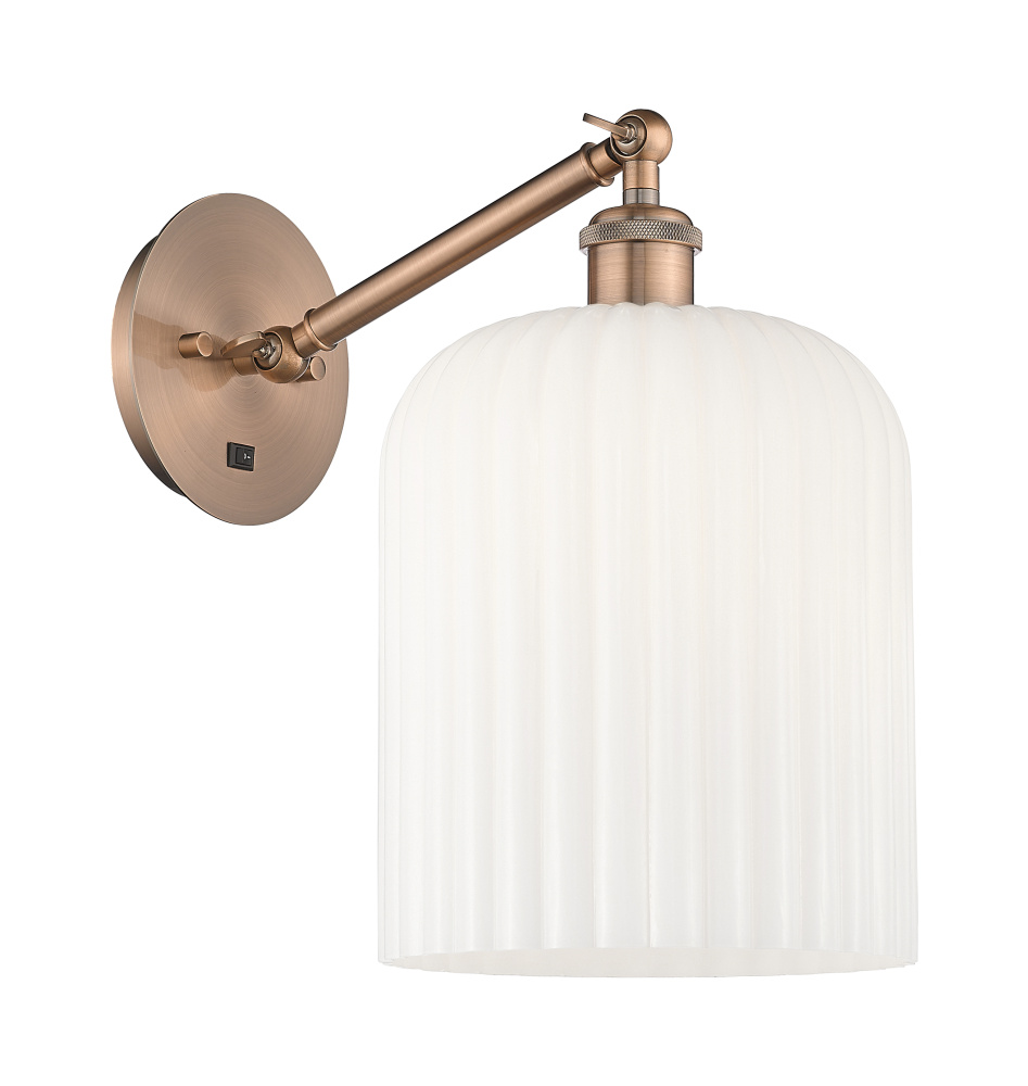 Bridal Veil - 1 Light - 5 inch - Antique Copper - Sconce