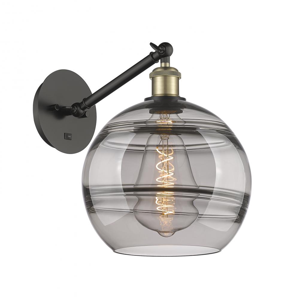 Rochester - 1 Light - 10 inch - Black Antique Brass - Adjustable - Sconce