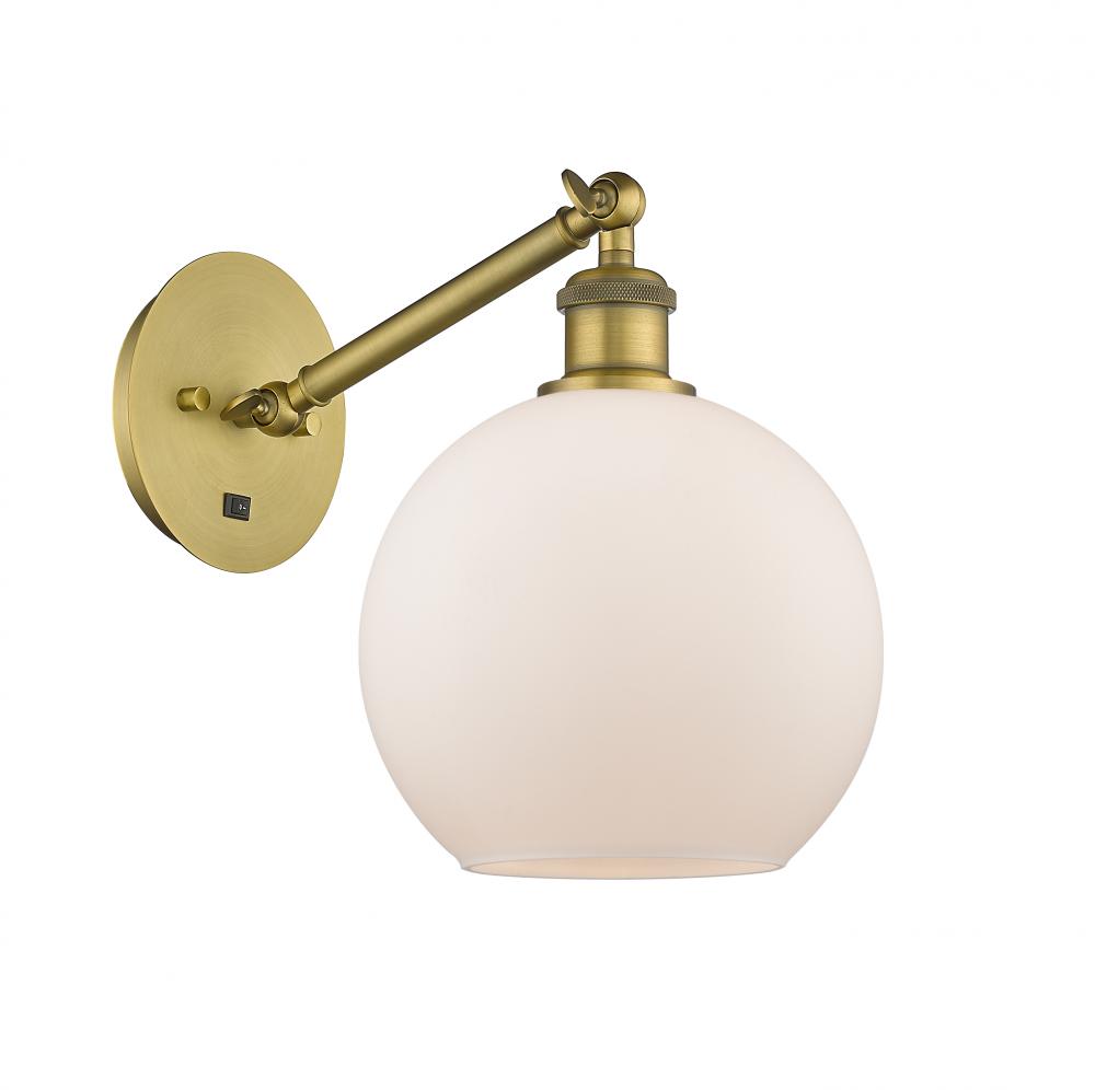 Athens - 1 Light - 8 inch - Brushed Brass - Adjustable Sconce