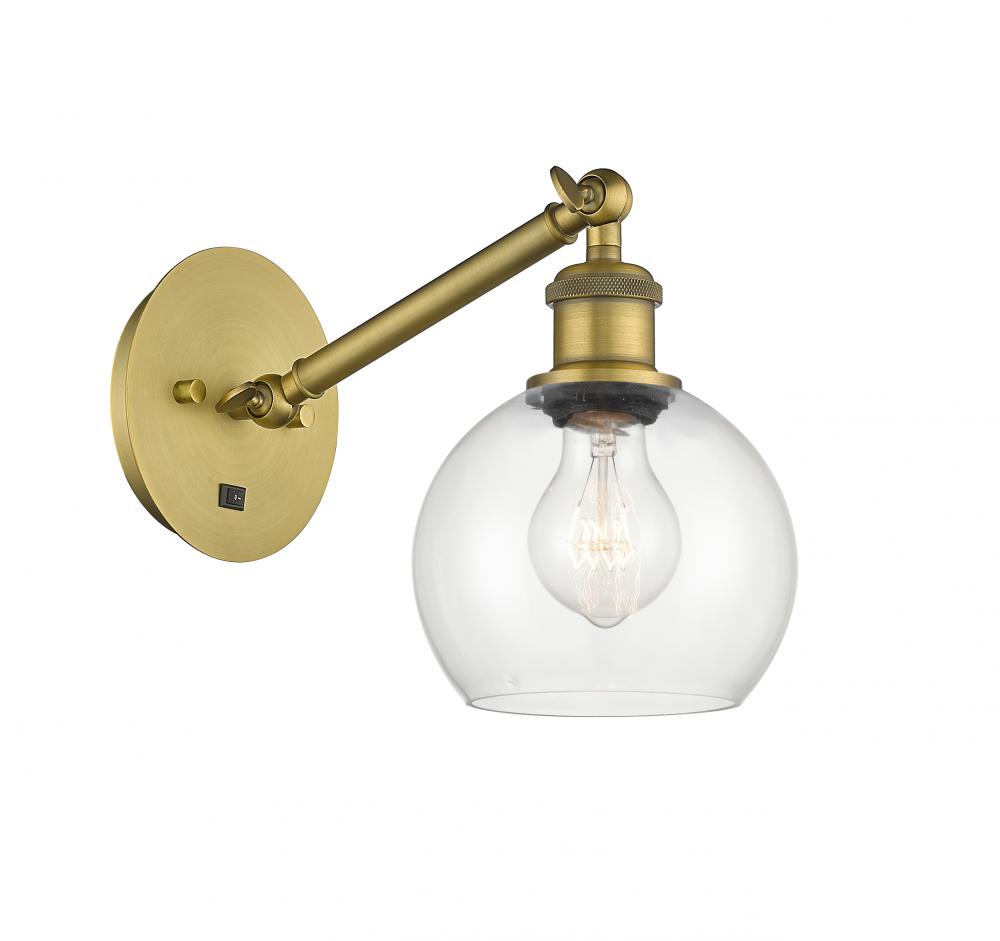 Athens - 1 Light - 6 inch - Brushed Brass - Adjustable Sconce