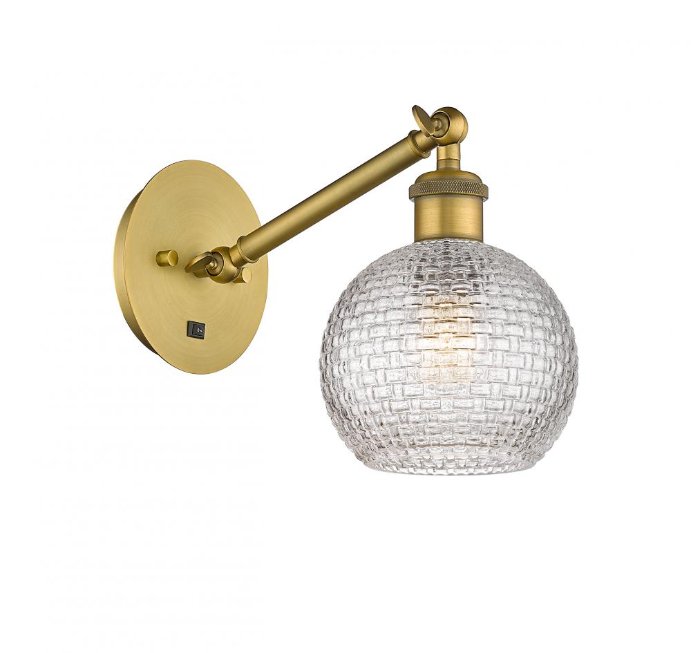 Athens - 1 Light - 6 inch - Brushed Brass - Adjustable Sconce