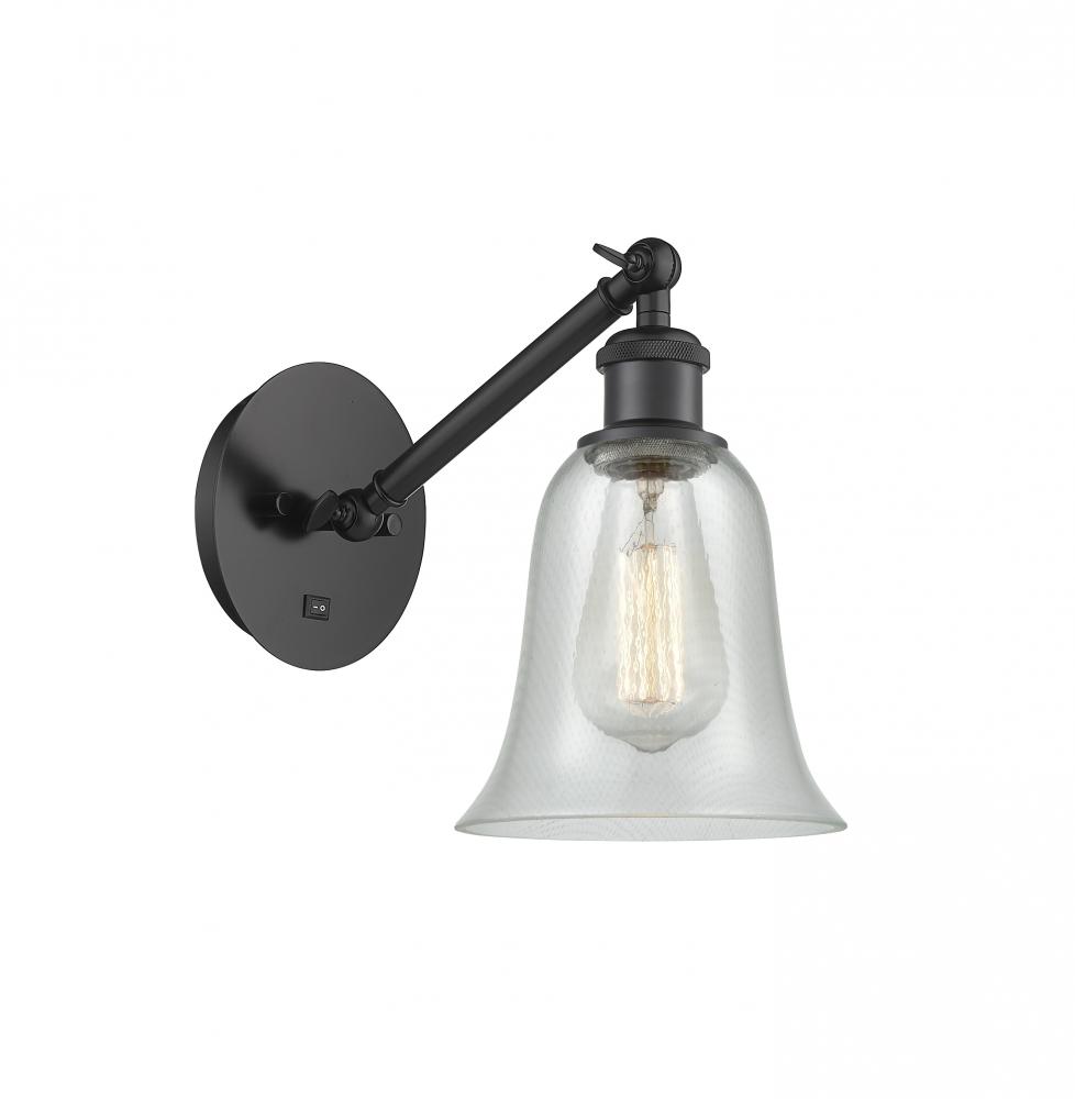 Hanover - 1 Light - 6 inch - Matte Black - Adjustable Sconce
