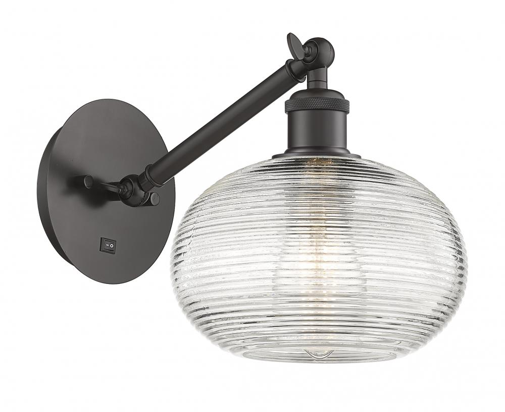 Ithaca - 1 Light - 8 inch - Oil Rubbed Bronze - Adjustable Sconce