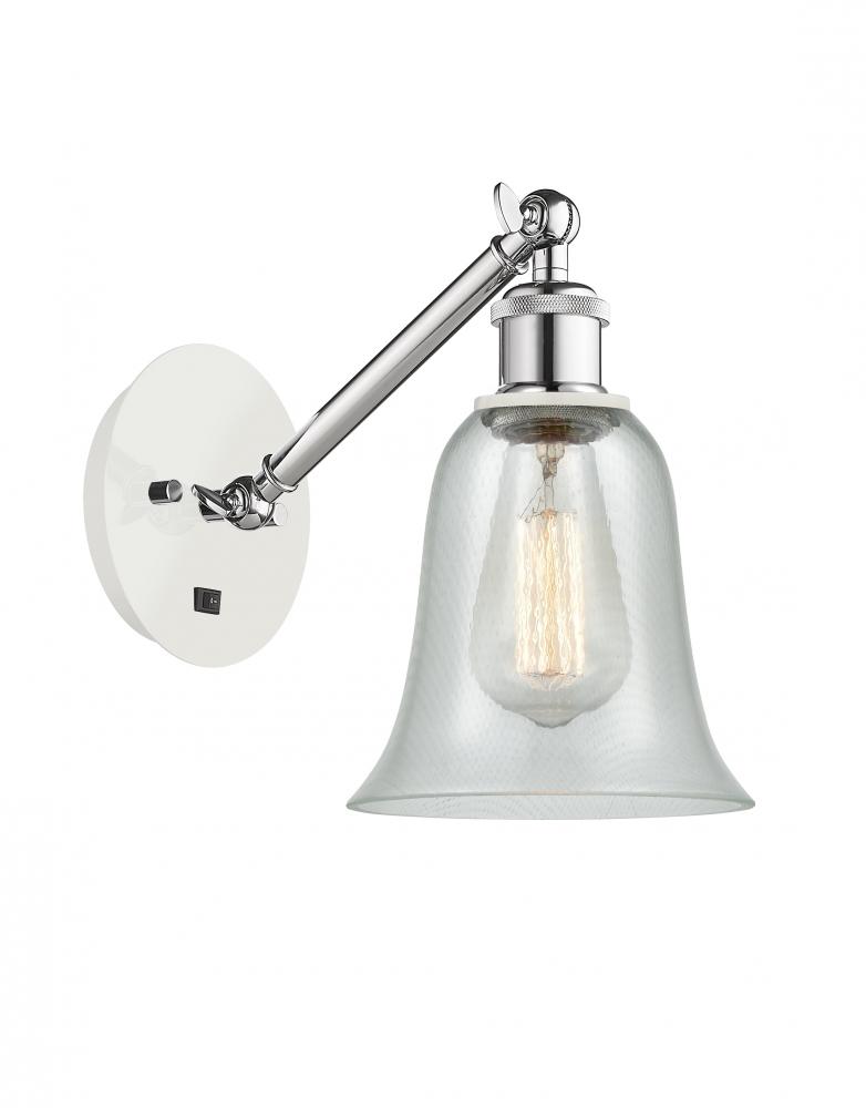 Hanover - 1 Light - 6 inch - White Polished Chrome - Adjustable Sconce