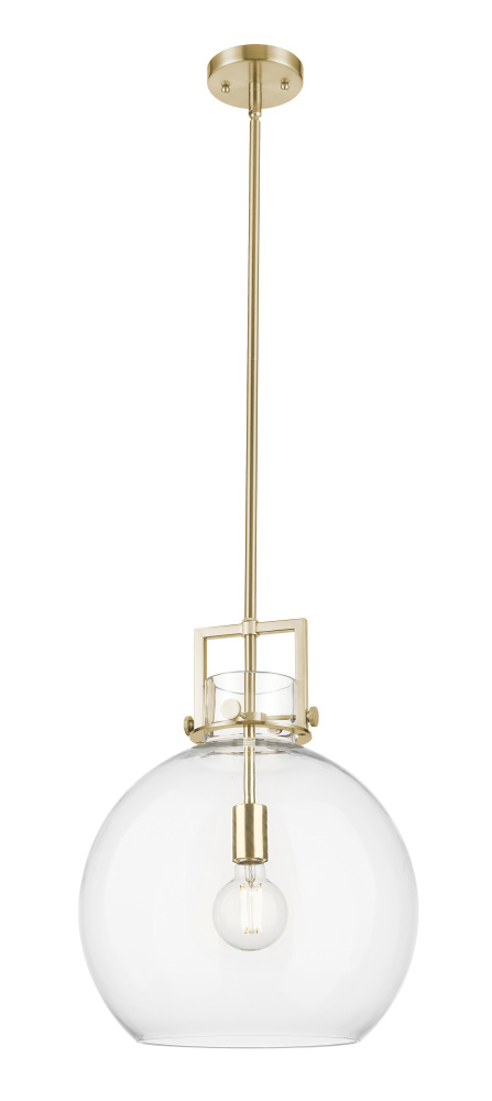 Newton Sphere - 1 Light - 14 inch - Champagne Bronze - Pendant