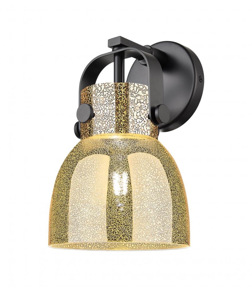 Pilaster II Bell - 1 Light - 7 inch - Matte Black - Sconce