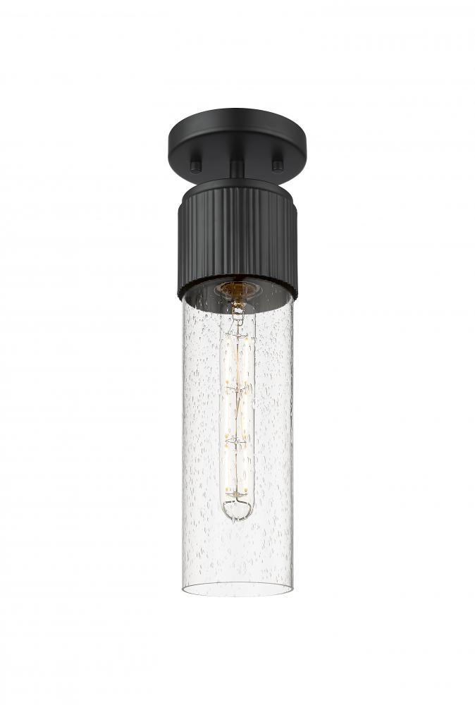 Bolivar - 1 Light - 5 inch - Matte Black - Semi-Flush Mount