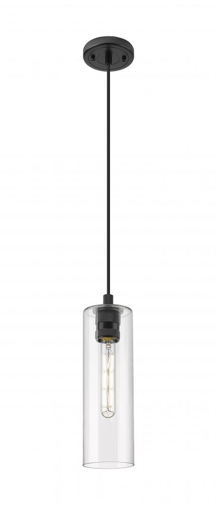 Crown Point - 1 Light - 5 inch - Matte Black - Pendant