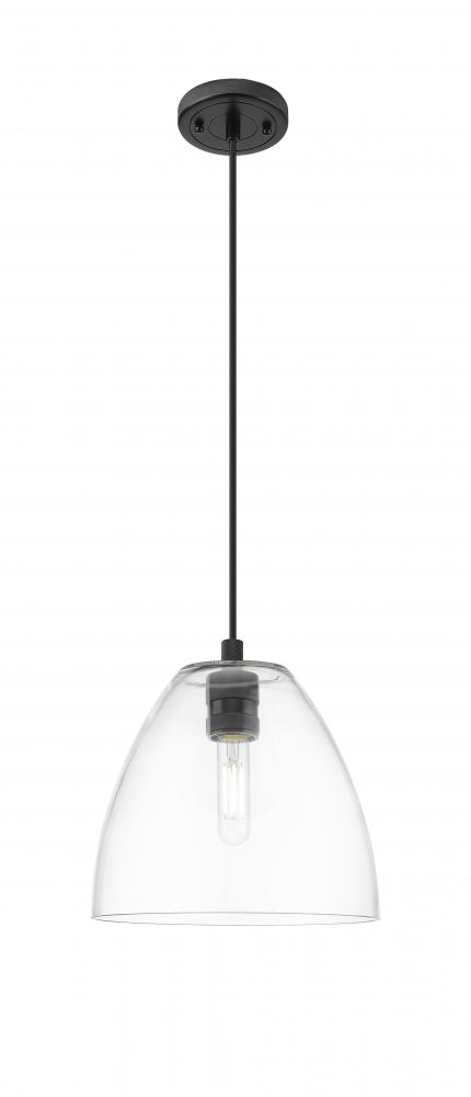 Crown Point - 1 Light - 9 inch - Matte Black - Pendant